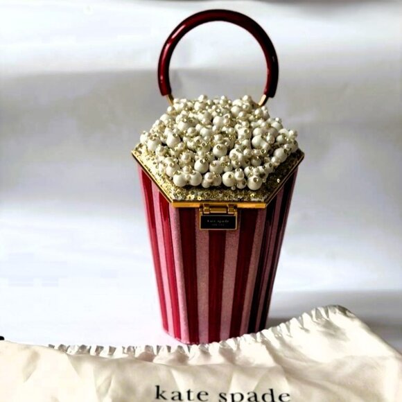 🍿 Kate Spade “What’s Popping?” 3D Popcorn Crossbody – NWT, Rare, Iconic - Picture 2 of 7